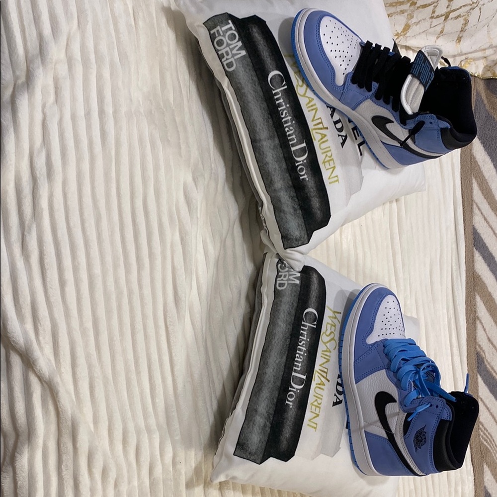 Jordan Athletic Shoes - Blue and White